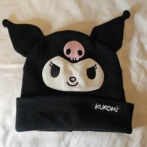 Kuromi Black Beanie Hat
